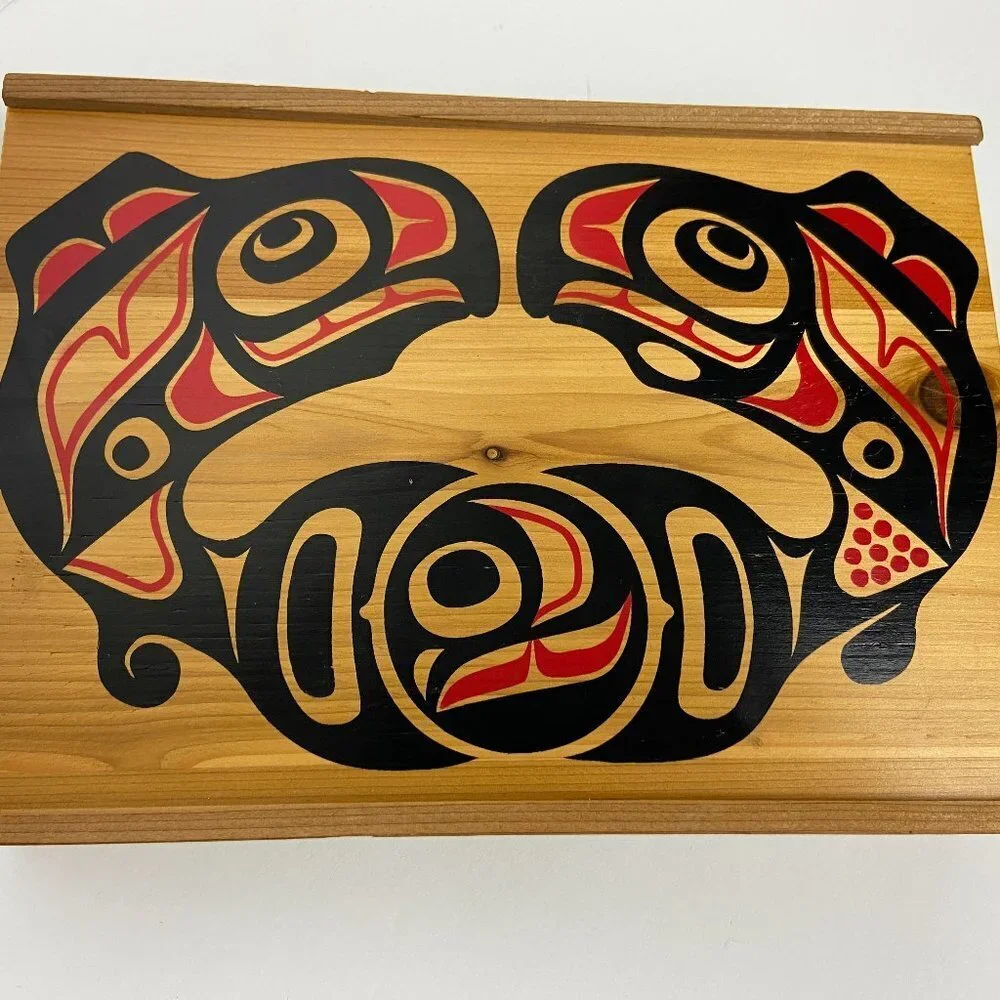 New Wooden Box Native American Print